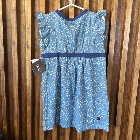 New Tea Collection Wrap Neckline mini dress. Size 2T - Picture 5 of 6
